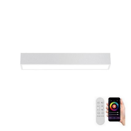 Immax NEO 07257L - LED Dimmable φωτιστικό οροφής NEO LITE LUNGO LED/20W/230V 3000-6000K Wi-Fi Tuya λευκό + τηλεχειριστήριο