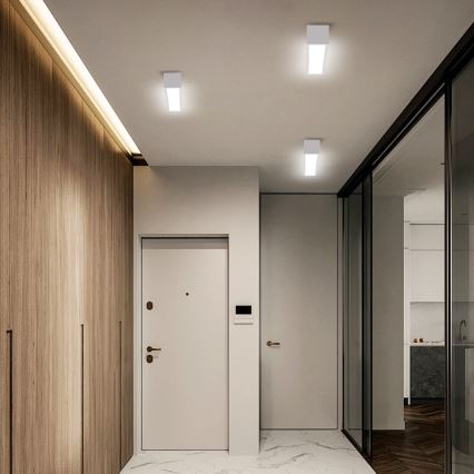 Immax NEO 07257L - LED Dimmable φωτιστικό οροφής NEO LITE LUNGO LED/20W/230V 3000-6000K Wi-Fi Tuya λευκό + τηλεχειριστήριο