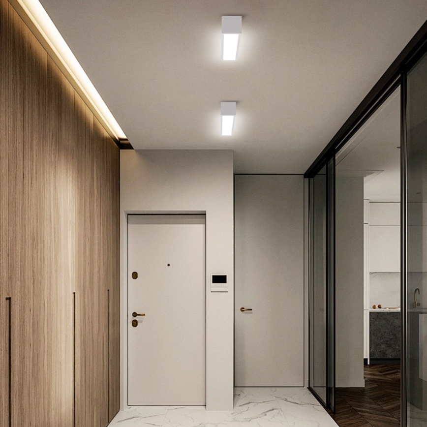 Immax NEO 07257L - LED Dimmable φωτιστικό οροφής NEO LITE LUNGO LED/20W/230V 3000-6000K Wi-Fi Tuya λευκό + τηλεχειριστήριο