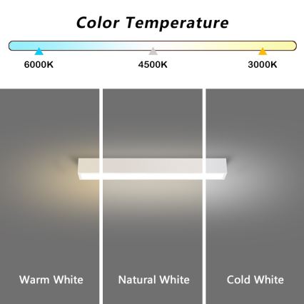 Immax NEO 07257L - LED Dimmable φωτιστικό οροφής NEO LITE LUNGO LED/20W/230V 3000-6000K Wi-Fi Tuya λευκό + τηλεχειριστήριο
