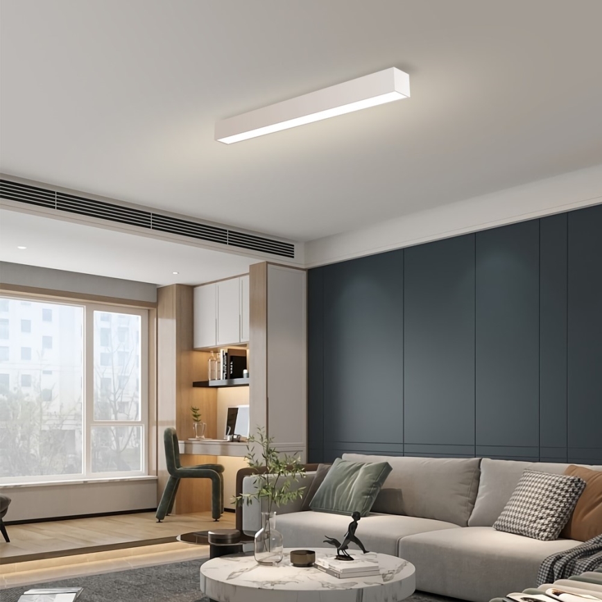 Immax NEO 07258L - LED Dimmable φωτιστικό οροφής NEO LITE LUNGO LED/29W/230V 3000-6000K Wi-Fi Tuya λευκό + τηλεχειριστήριο