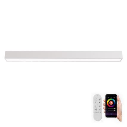 Immax NEO 07259L - LED Dimmable φωτιστικό οροφής NEO LITE LUNGO LED/38W/230V 3000-6000K Wi-Fi Tuya λευκό + τηλεχειριστήριο
