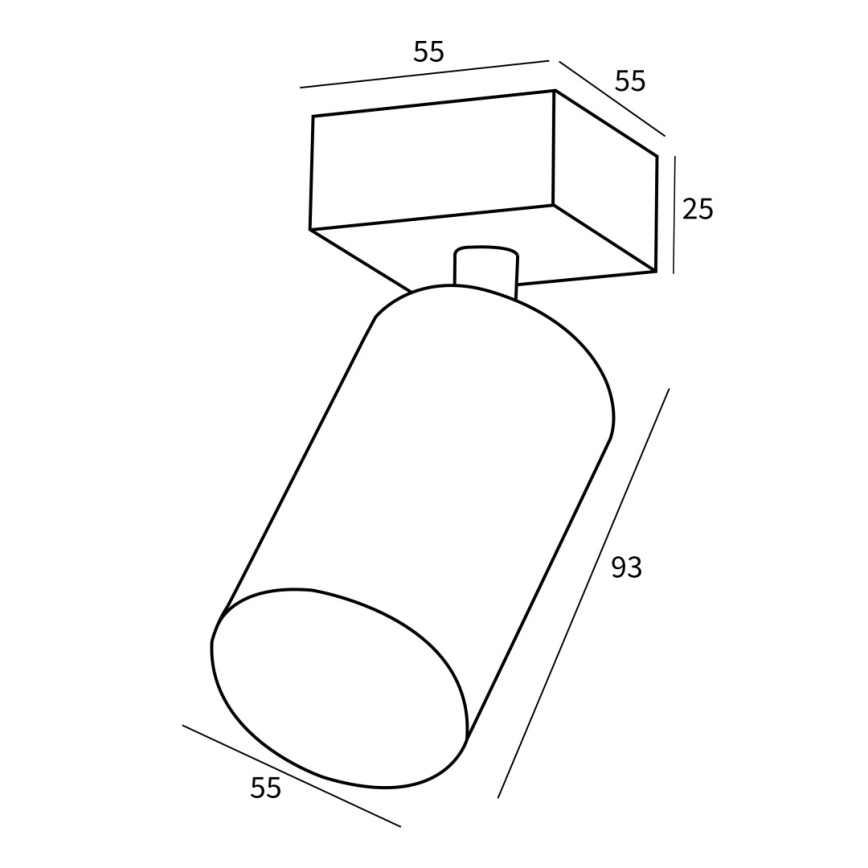 Immax NEO 07260W - Ρυθμιζόμενο LED φωτιστικό σημείου RGB+CCT NEO LITE PUNTO 1xGU10/6W/230V Wi-Fi Tuya