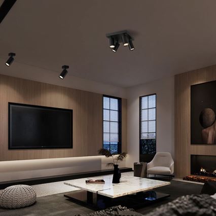 Immax NEO 07261Z - LED RGB+CCT Ρυθμιζόμενο σποτ φωτιστικό NEO PUNTO 1xGU10/4,8W/230V Tuya