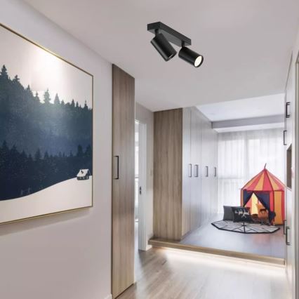 Immax NEO 07262W - LED RGB+CCT Dimmable σποτ NEO LITE PUNTO 2xGU10/6W/230V Wi-Fi Tuya
