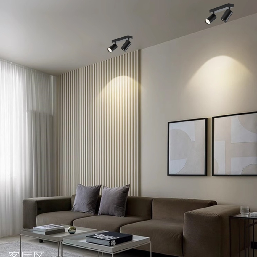 Immax NEO 07262W - LED RGB+CCT Dimmable σποτ NEO LITE PUNTO 2xGU10/6W/230V Wi-Fi Tuya