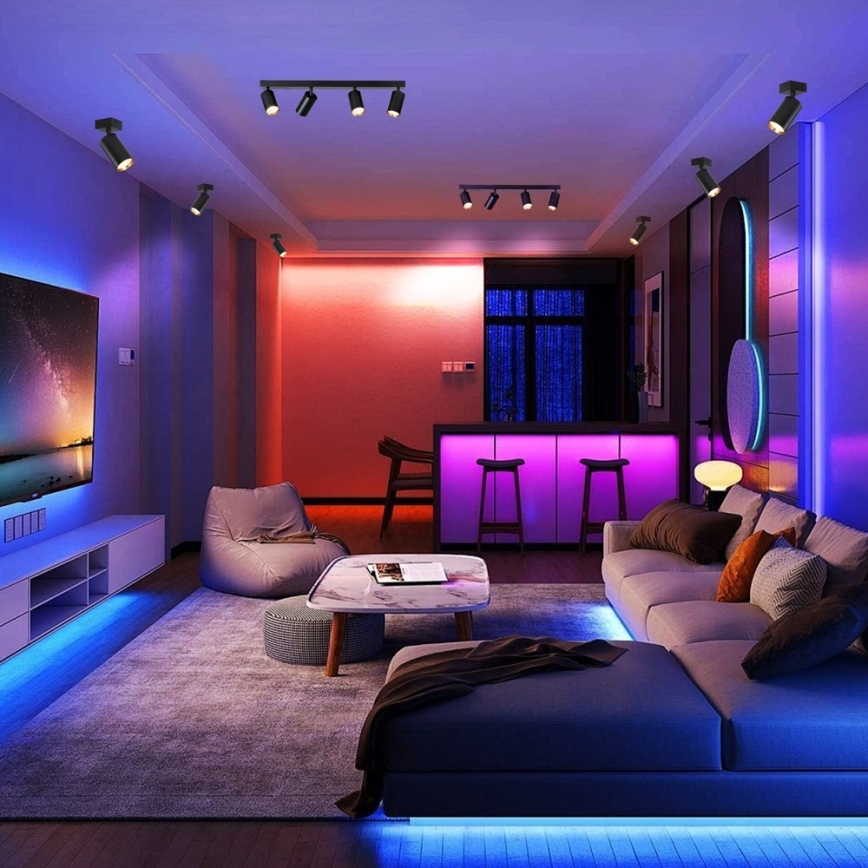 Immax NEO 07265Z - Ρυθμιζόμενο LED φωτιστικό σημείου RGB+CCT NEO PUNTO 4xGU10/4,8W/230V Tuya