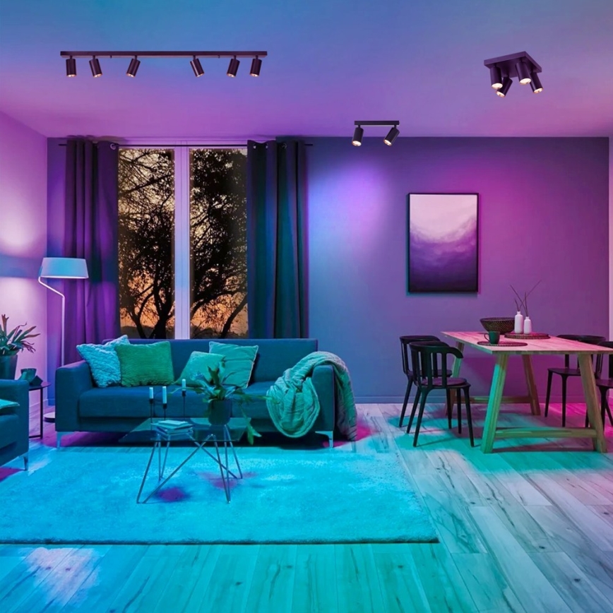 Immax NEO 07266W - LED RGB+CCT Dimmable σποτ NEO LITE PUNTO 4xGU10/6W/230V Wi-Fi Tuya