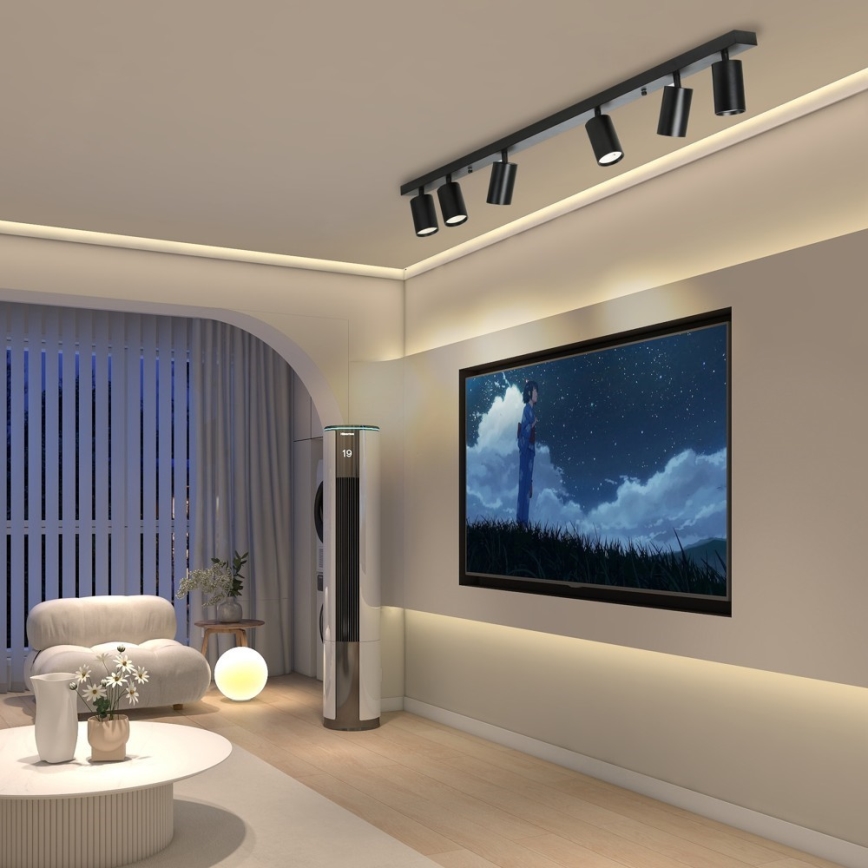 Immax NEO 07268W - Ρυθμιζόμενο LED φωτιστικό σημείου RGB+CCT NEO LITE PUNTO 6xGU10/6W/230V Wi-Fi Tuya