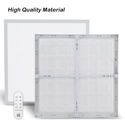 Immax NEO 07277L - Φωτιστικό οροφής μπάνιου dimming LED NEO LITE FRAME LED/50W/230V IP44 Wi-Fi Tuya +remote έλεγχος λευκό
