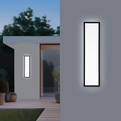 Immax NEO 07278L - Φωτιστικό οροφής μπάνιου dimming LED NEO LITE FRAME LED/50W/230V IP44 Wi-Fi Tuya + τηλεχειριστήριο μαύρο