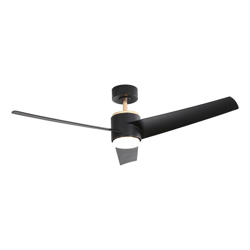 Immax NEO 07280L - Ανεμιστήρας οροφής LED BEAUTY LED/18W/230V Wi-Fi Tuya μαύρο διάμετρος 132 cm + τηλεχειριστήριο
