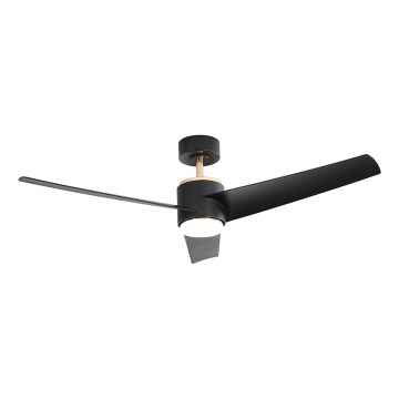 Immax NEO 07280L - Ανεμιστήρας οροφής LED Dimmable BEAUTY LED/18W/230V Wi-Fi Tuya μαύρο + τηλεχειριστήριο