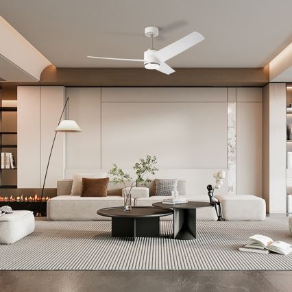 Immax NEO 07282L - LED+CCT Ανεμιστήρας οροφής με δυνατότητα ρύθμισης φωτεινότητας BEAUTY LED/18W/230V 3000/4000/6000K Wi-Fi Tuya + τηλεχειριστήριο