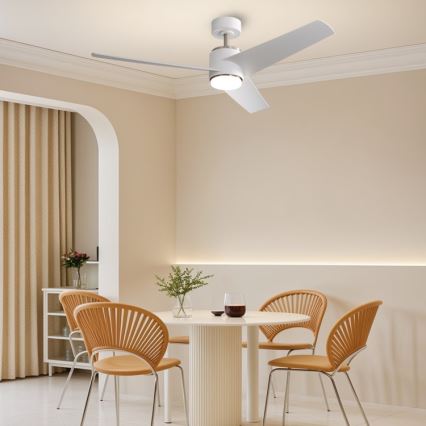 Immax NEO 07282L - LED+CCT Ανεμιστήρας οροφής με δυνατότητα ρύθμισης φωτεινότητας BEAUTY LED/18W/230V 3000/4000/6000K Wi-Fi Tuya + τηλεχειριστήριο
