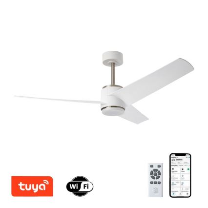 Immax NEO 07282L - LED+CCT Ανεμιστήρας οροφής με δυνατότητα ρύθμισης φωτεινότητας BEAUTY LED/18W/230V 3000/4000/6000K Wi-Fi Tuya + τηλεχειριστήριο