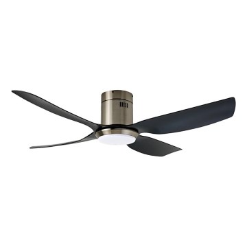 Immax NEO 07282L - Ρυθμιζόμενος ανεμιστήρας οροφής PURE με ρυθμιζόμενο φωτισμό LED (CCT), 24W/230V, 3000/4000/6000K, Wi-Fi Tuya + τηλεχειριστήριο