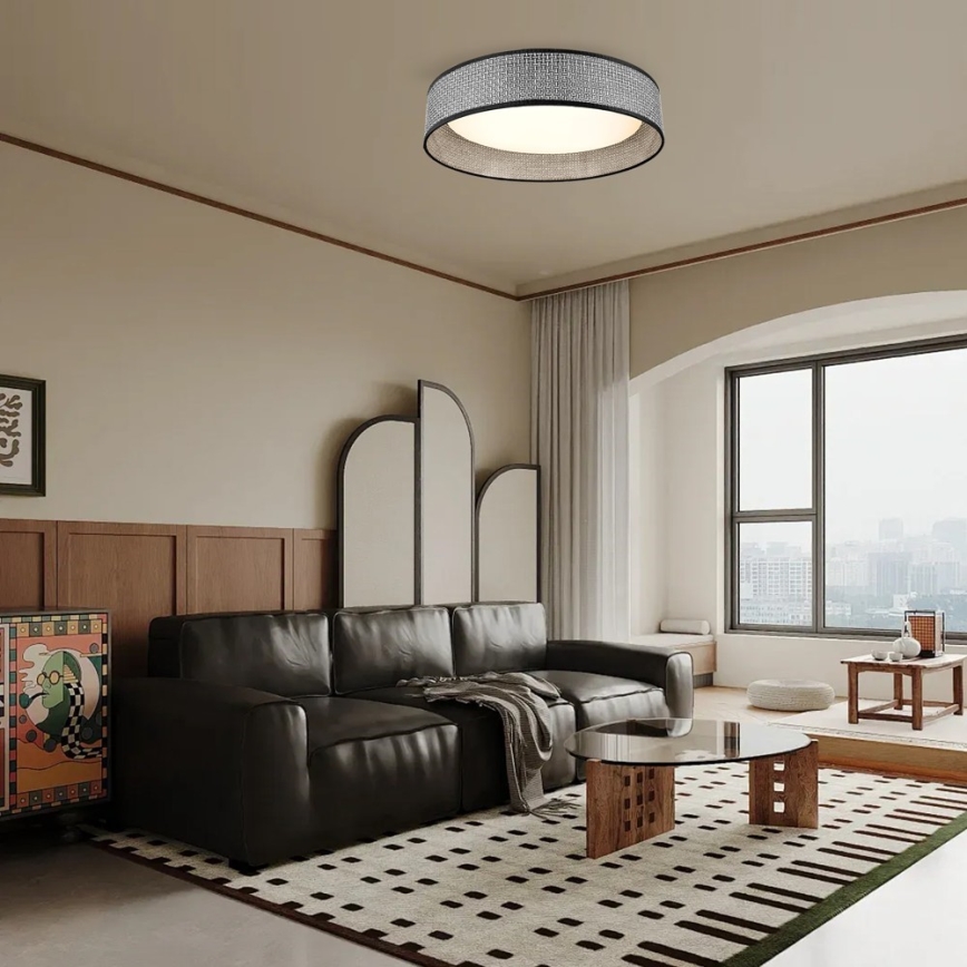 Immax NEO 07287L - LED+CCT Ρυθμιζόμενο φωτιστικό οροφής LONA LED/36W/230V 3000-6000K Wi-Fi Tuya διάμ. 45,5 εκ. + τηλεχειριστήριο