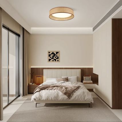 Immax NEO 07288L - LED+CCT Ρυθμιζόμενο φωτιστικό οροφής LONA LED/36W/230V 3000-6000K Wi-Fi Tuya διάμετρος 45,5 cm + τηλεχειριστήριο