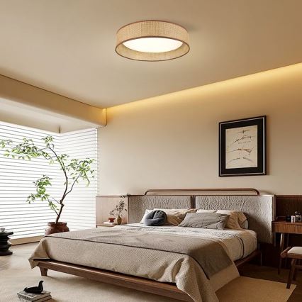 Immax NEO 07288L - LED+CCT Ρυθμιζόμενο φωτιστικό οροφής LONA LED/36W/230V 3000-6000K Wi-Fi Tuya διάμετρος 45,5 cm + τηλεχειριστήριο