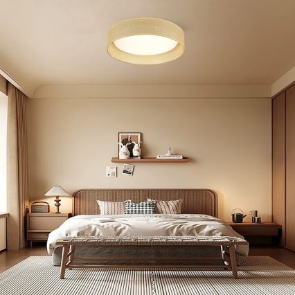 Immax NEO 07289L - Ρυθμιζόμενο φωτιστικό οροφής LONA LED+CCT 36W/230V 3000–6000K Wi‑Fi Tuya, διάμ. 45,5 cm + τηλεχειριστήριο