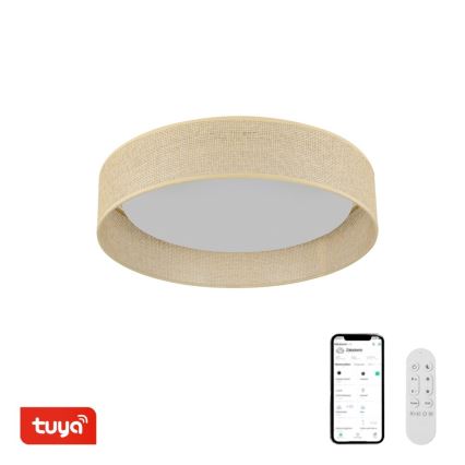 Immax NEO 07289L - Ρυθμιζόμενο φωτιστικό οροφής LONA LED+CCT 36W/230V 3000–6000K Wi‑Fi Tuya, διάμ. 45,5 cm + τηλεχειριστήριο