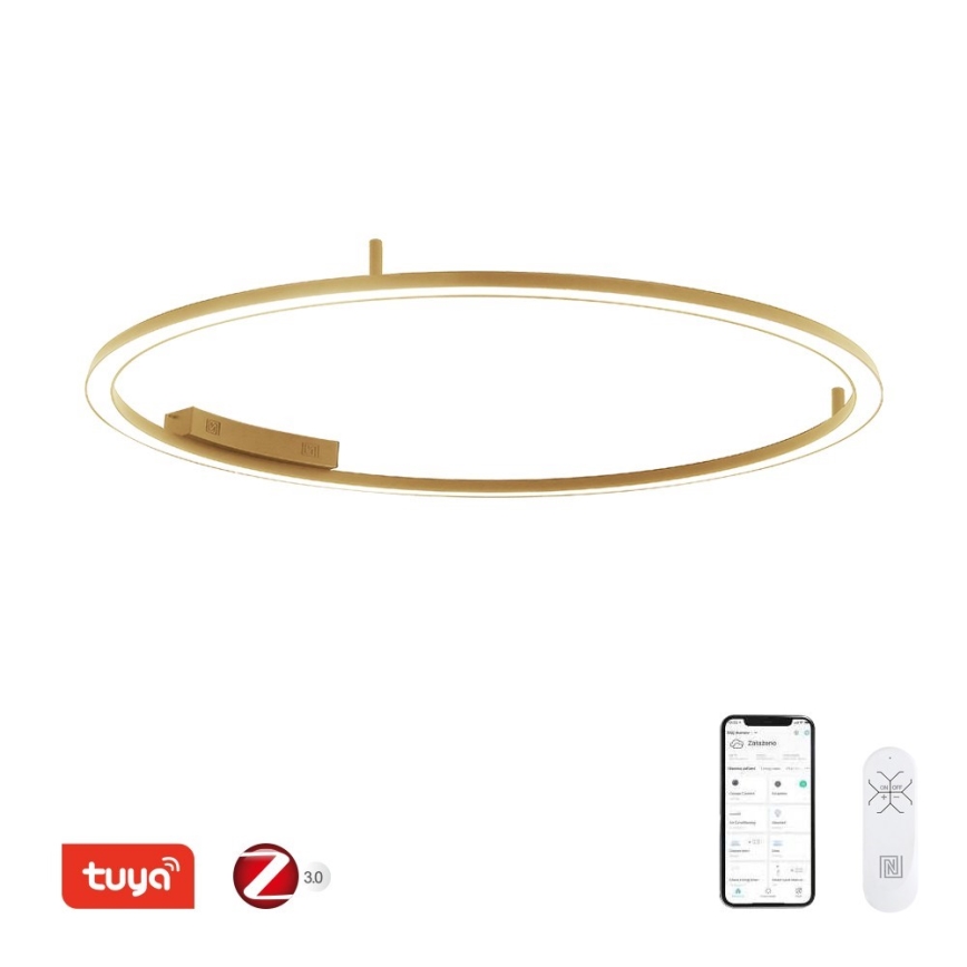 Immax NEO 07290-120G - LED+CCT Ρυθμιζόμενο φωτιστικό οροφής FINO LED/55W/230V 2700-6500K Tuya διάμ. 120 cm + τηλεχειριστήριο