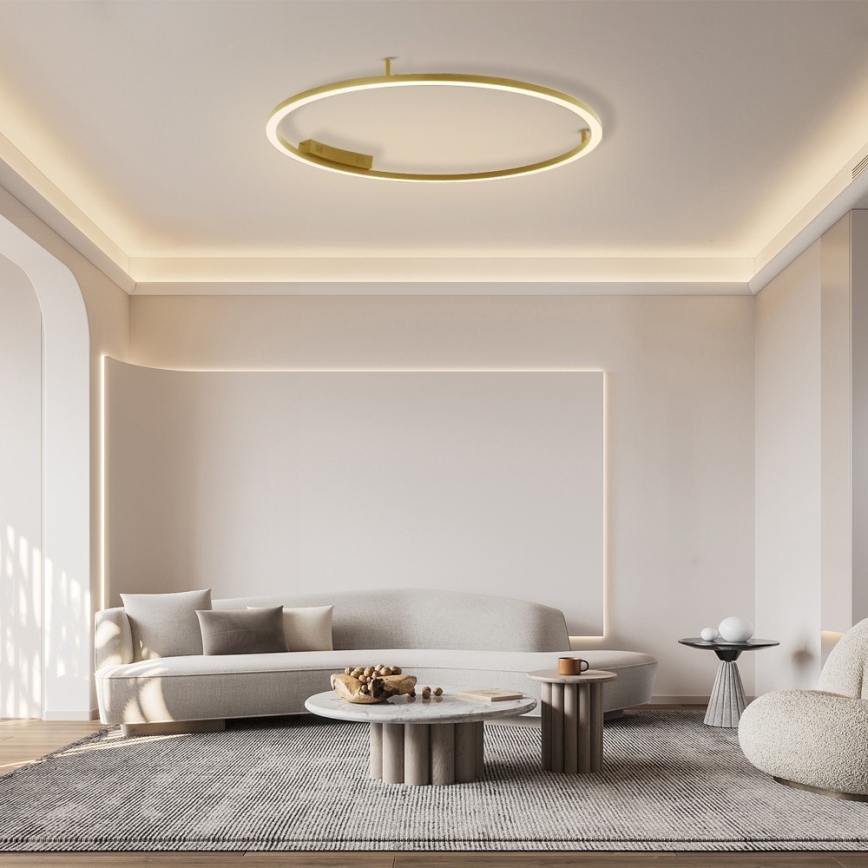 Immax NEO 07290-120G - LED+CCT Ρυθμιζόμενο φωτιστικό οροφής FINO LED/55W/230V 2700-6500K Tuya διάμ. 120 cm + τηλεχειριστήριο