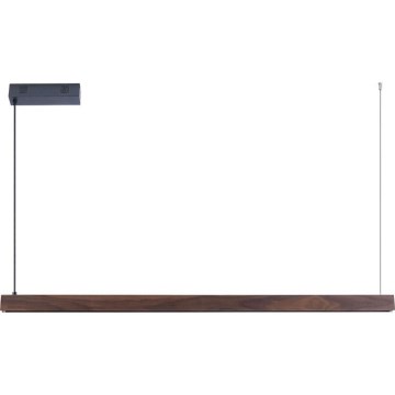 Immax NEO 07300L - LED Ρυθμιζόμενο κρεμαστό φωτιστικό σε καλώδιο MADEIRA LED/26W/230V Wi-Fi Tuya 122 cm καρυδιά + τηλεχειριστήριο