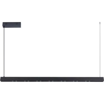 Immax NEO 07306L - LED ρυθμιζόμενο κρεμαστό φωτιστικό σε καλώδιο MADEIRA LED/26W/230V Wi-Fi Tuya 122 cm μαύρο + τηλεχειριστήριο