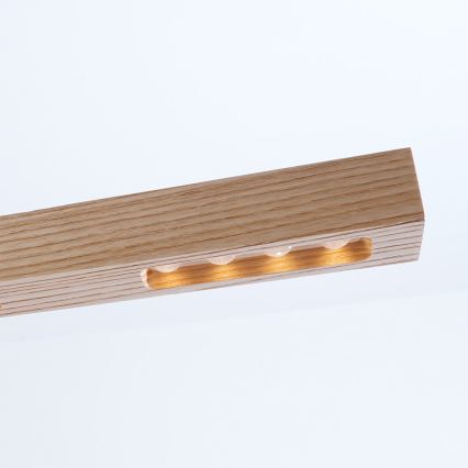 Immax NEO 07310L - Κρεμαστό ρυθμιζόμενο φωτιστικό LED σε καλώδιο με αισθητήρα MADEIRA LED/37W/230V 157 cm απόχρωση φράξου