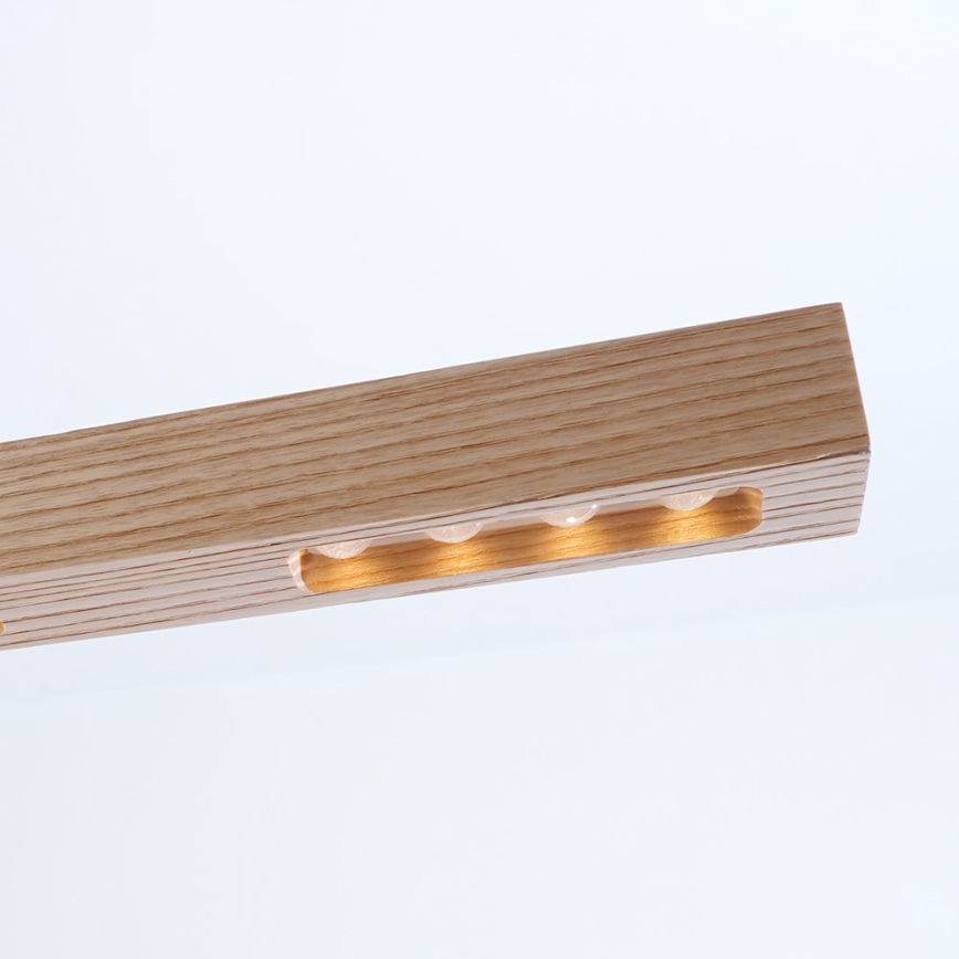 Immax NEO 07310L - Κρεμαστό ρυθμιζόμενο φωτιστικό LED σε καλώδιο με αισθητήρα MADEIRA LED/37W/230V 157 cm απόχρωση φράξου