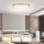 Immax NEO 07312L - Ρυθμιζόμενο φωτιστικό οροφής LED SEMPLICI LED/128W/230V διάμ. 100 cm Wi-Fi Tuya χρυσό + τηλεχειριστήριο