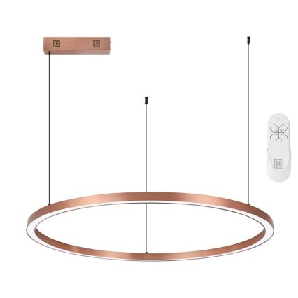 Immax NEO 07327L - Ρυθμιζόμενος LED κρεμαστός πολυέλαιος σε σύρμα FINO LED/55W/230V 80 cm Tuya ροζ χρυσό + τηλεχειριστήριο