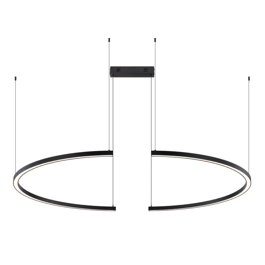 Immax NEO 07329L - Ρυθμιζόμενο LED κρεμαστό φωτιστικό σε καλώδιο FINO LED/72W/230V 120 cm Tuya μαύρο + τηλεχειριστήριο
