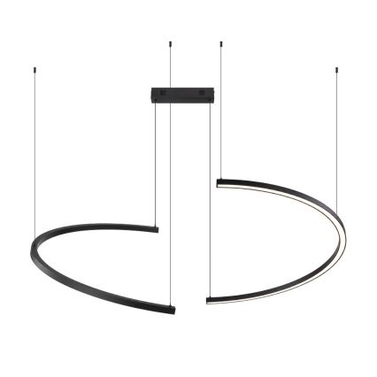 Immax NEO 07329L - Ρυθμιζόμενο LED κρεμαστό φωτιστικό σε καλώδιο FINO LED/72W/230V 120 cm Tuya μαύρο + τηλεχειριστήριο