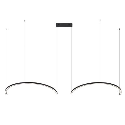 Immax NEO 07329L - Ρυθμιζόμενο LED κρεμαστό φωτιστικό σε καλώδιο FINO LED/72W/230V 120 cm Tuya μαύρο + τηλεχειριστήριο