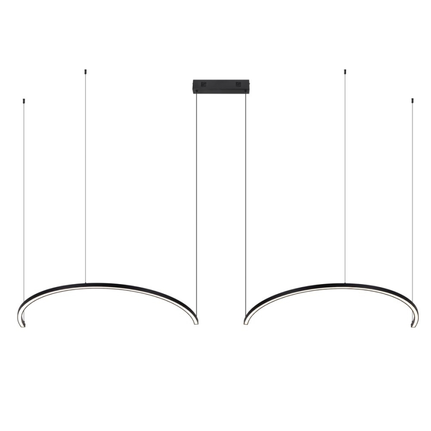 Immax NEO 07329L - Ρυθμιζόμενο LED κρεμαστό φωτιστικό σε καλώδιο FINO LED/72W/230V 120 cm Tuya μαύρο + τηλεχειριστήριο