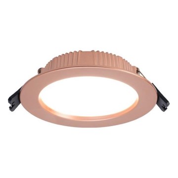 Immax NEO 07330L - Ρυθμιζόμενο εντοιχισμένο φωτιστικό LED DOWN LED/12W/230V Wi-Fi Tuya Ø 12 cm ροζ χρυσό