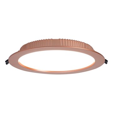 Immax NEO 07331L - Ρυθμιζόμενο εντοιχισμένο φωτιστικό τύπου DOWN, LED/36W/230V, Wi‑Fi Tuya, Ø 23 cm, ροζ χρυσό