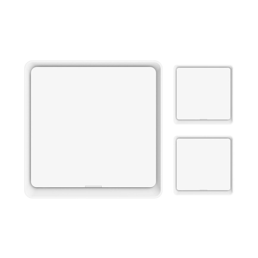 Immax NEO 07506C - ΣΕΤ 3x Διακόπτες με 1 μπουτόν SMART 3xCR2430 Zigbee 3.0 Tuya