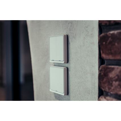 Immax NEO 07506L - Διακόπτης με 1 μπουτόν SMART 1xCR2430 Zigbee 3.0 Tuya