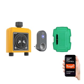 Immax NEO 07515L-Προγραμματιστής ποτίσματος δυο στάσεων + αισθητήρας υγρασίας και θερμοκρασίας εδάφους NEO LITE Wi-Fi IP54