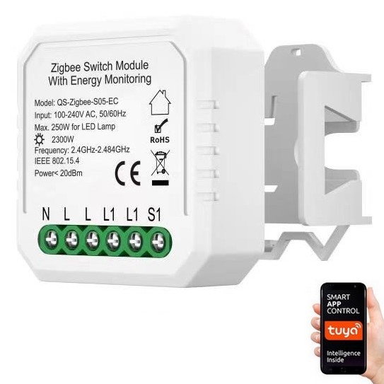 Immax NEO 07521L - Έξυπνος ελεγκτής με μέτρηση κατανάλωσης V6 μονόςTuya