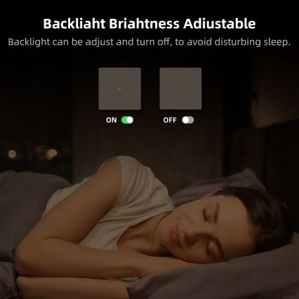 Immax NEO 07539L - SMART διακόπτης 2 πλήκτρων 230V Wi-Fi Tuya