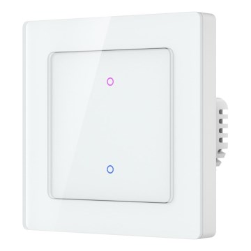 Immax NEO 07539L - SMART διακόπτης 2 πλήκτρων 230V Wi-Fi Tuya