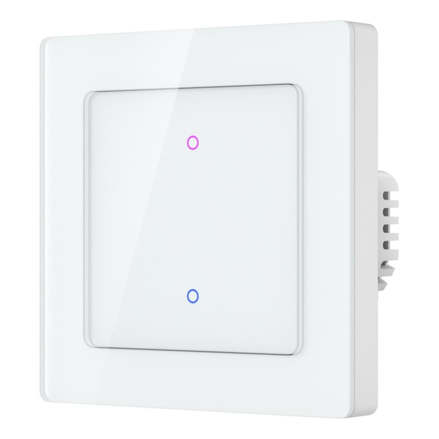 Immax NEO 07539L - SMART διακόπτης 2 πλήκτρων 230V Wi-Fi Tuya