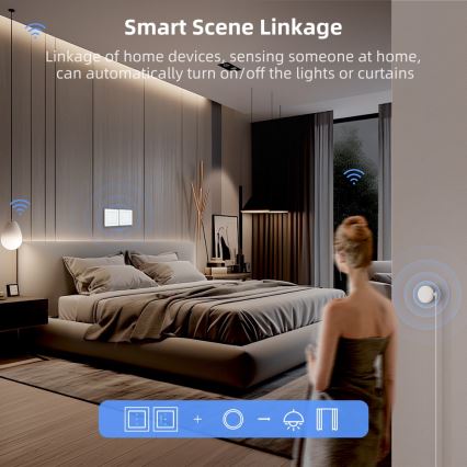 Immax NEO 07540L - Έξυπνος διακόπτης για τον έλεγχο περσίδων και ρολών 230V Wi-Fi Tuya