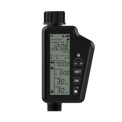 Immax NEO 07556L - Βαλβίδα άρδευσης με 4 μπαταρίες AA, IP65, Wi‑Fi (Tuya)
