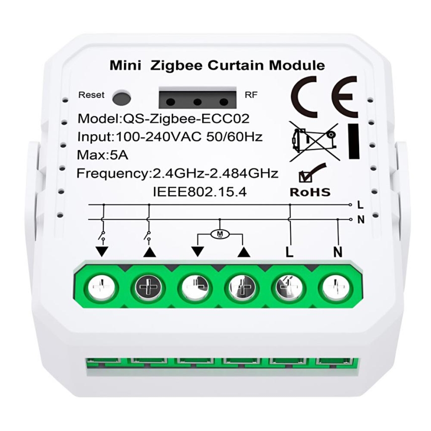 Immax Neo 07580L - Smart controller ελέγχου ρολών και περσίδων Tuya